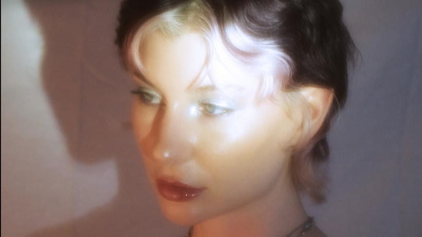 Close up portrait of the composer Sarah Wolfe.