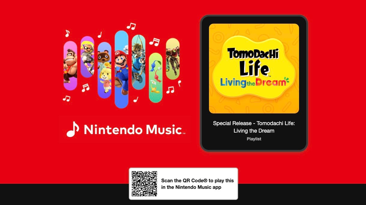 Nintendo releases 10 tracks for its quirky life-sim Tomodachi Life: Living the Dream