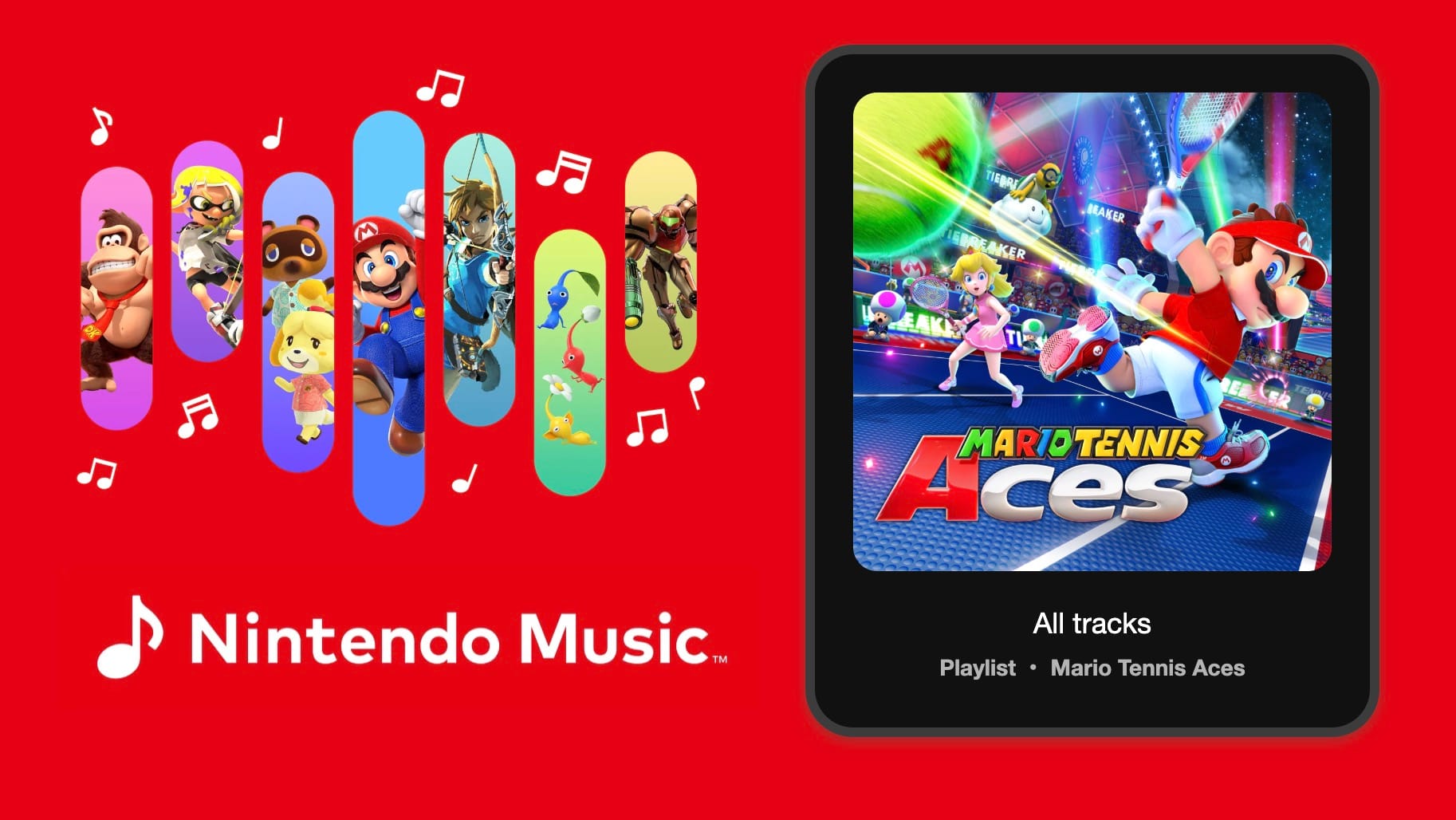 The Mario Tennis Aces Soundtrack Has Arrived on Nintendo Music