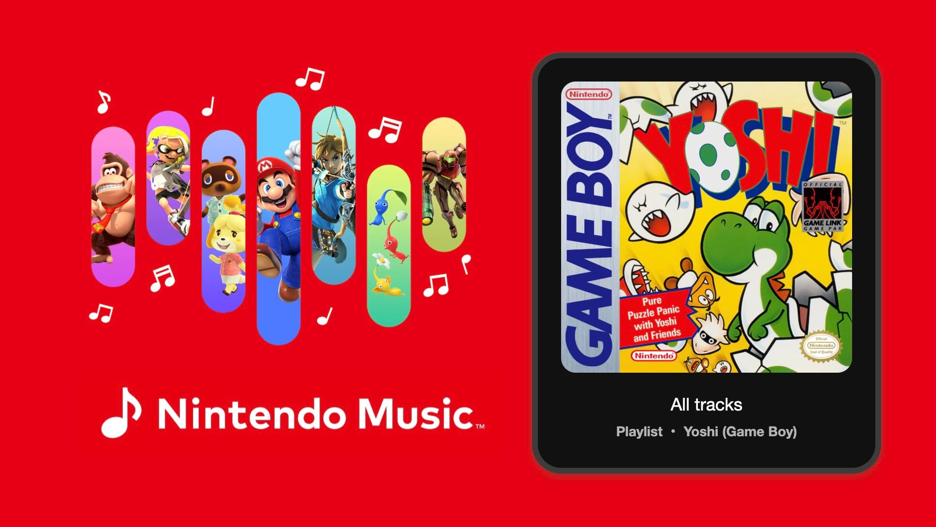 Nintendo adds two Yoshi OSTs on its Music app