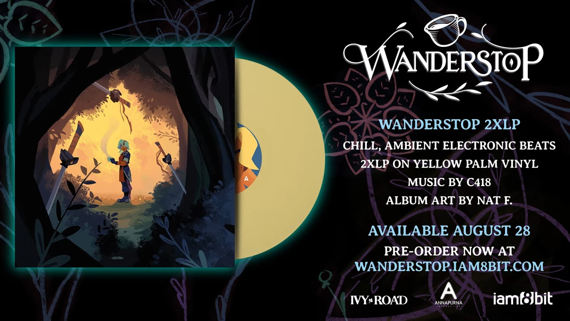 The music of Wanderstop is coming to two vinyl sets thanks to iam8bit