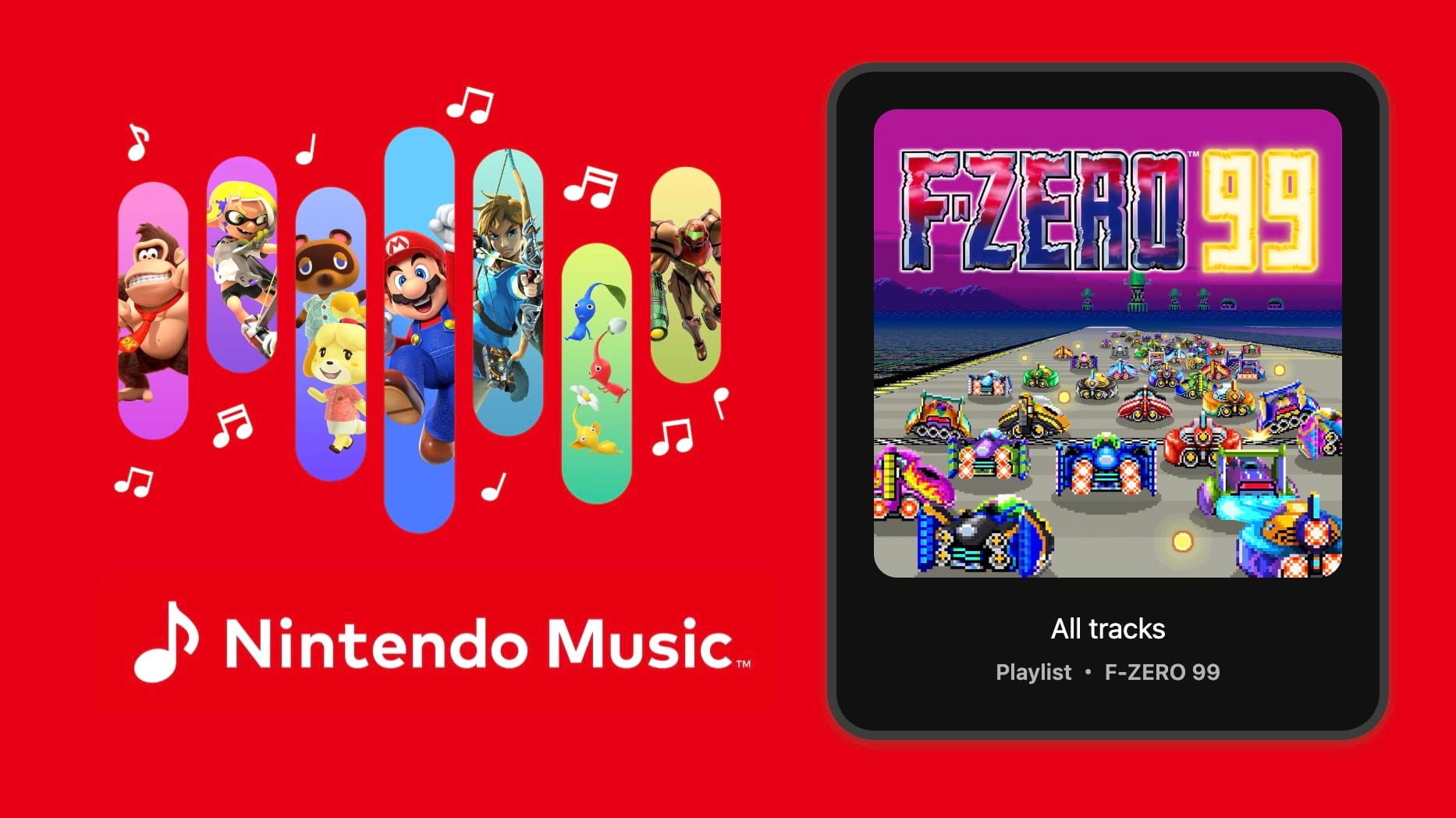 One more lap: the F-Zero 99 soundtrack debuts on Nintendo Music