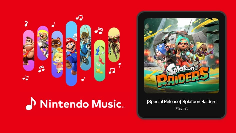 Splatoon Raiders debuts on Nintendo Music