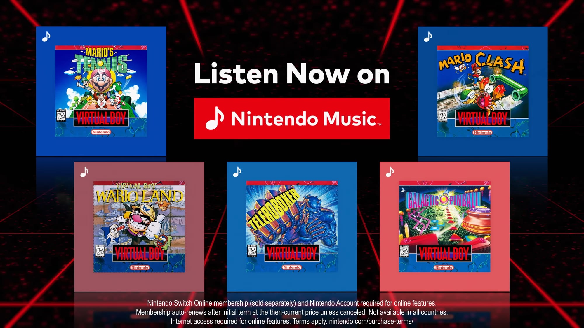 The latest Nintendo Music drop is all about Virtual Boy