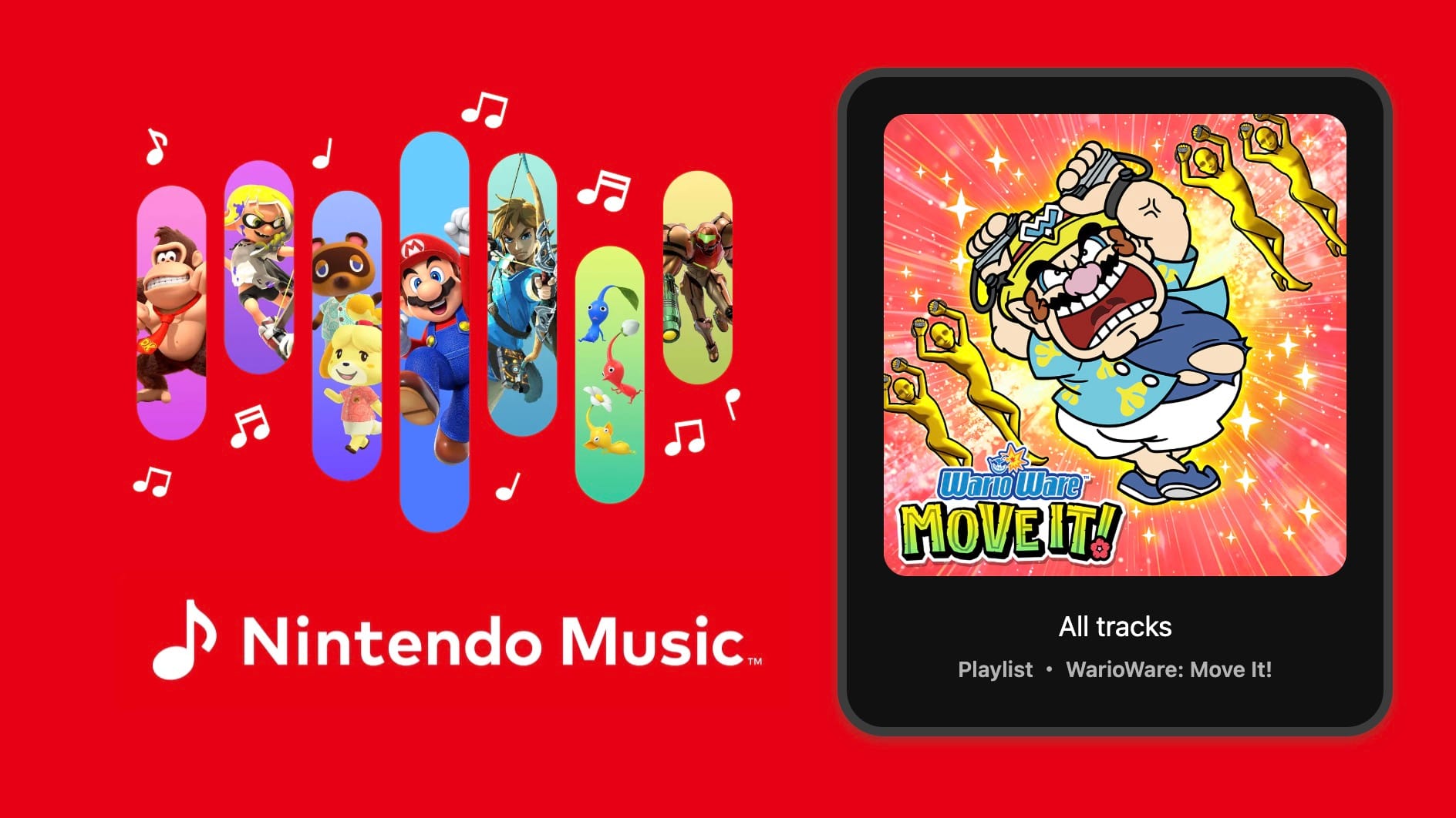 This week's Nintendo Music drop is WarioWare: Move It!