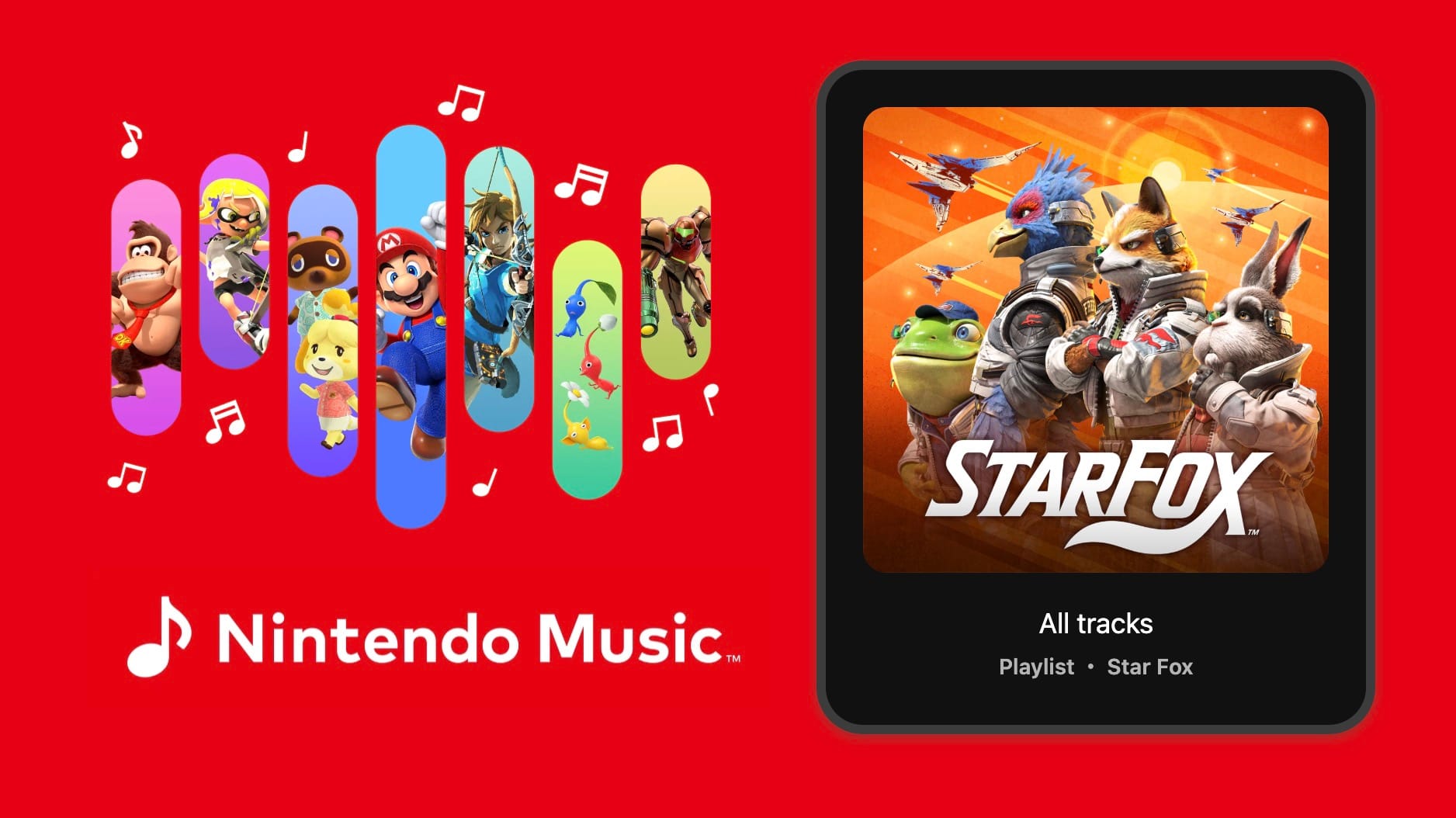 Brace for takeoff: Star Fox has arrived on Nintendo Music