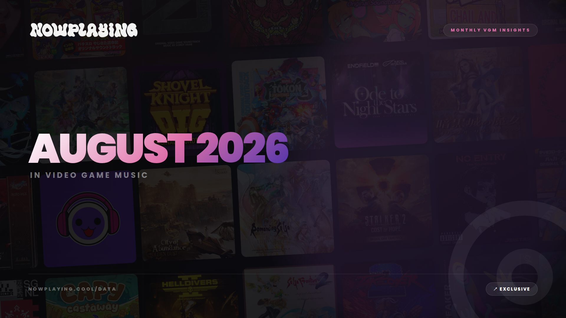August continues to make 2026 a record-breaking year for video game music